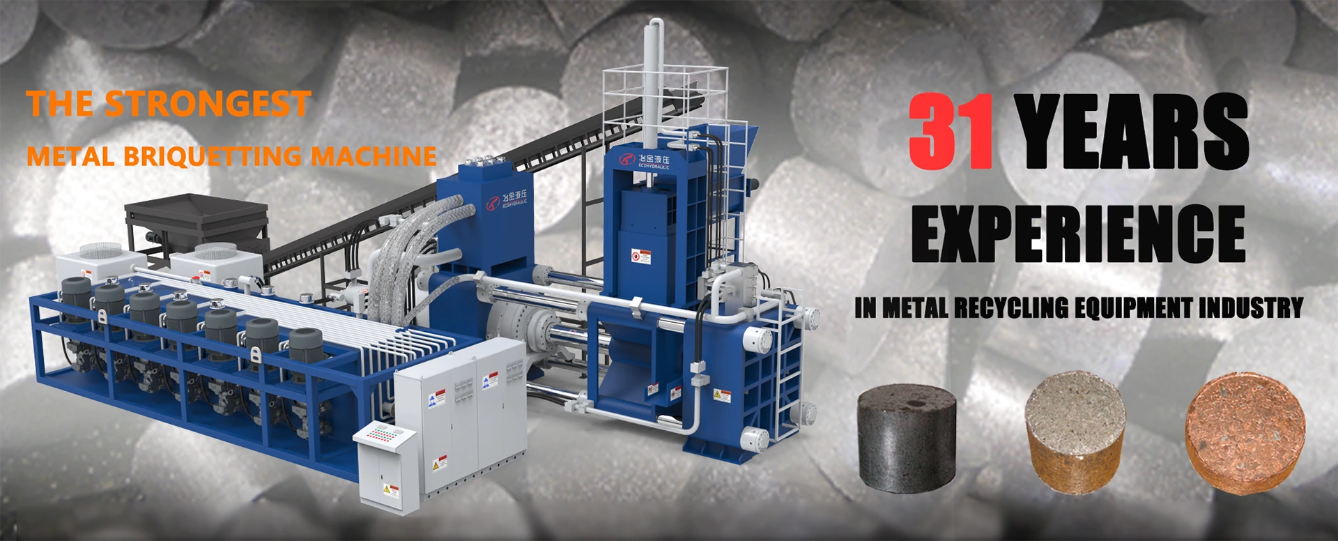 Kina hydraulisk metalbriketteringsmaskinefabrik