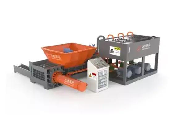 Skrot aluminiumspressermaskine